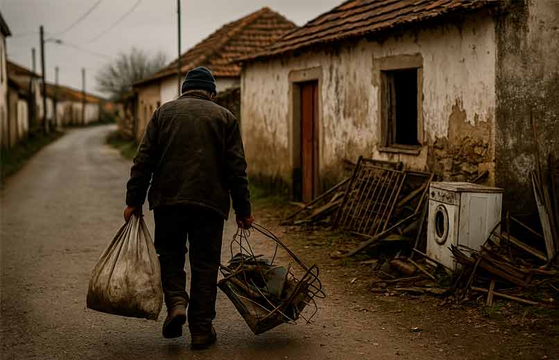 O Submundo Desconhecido dos Sucateiros Rurais em Portugal: Vidas Feitas de Ferro, Esforço e Silêncio
